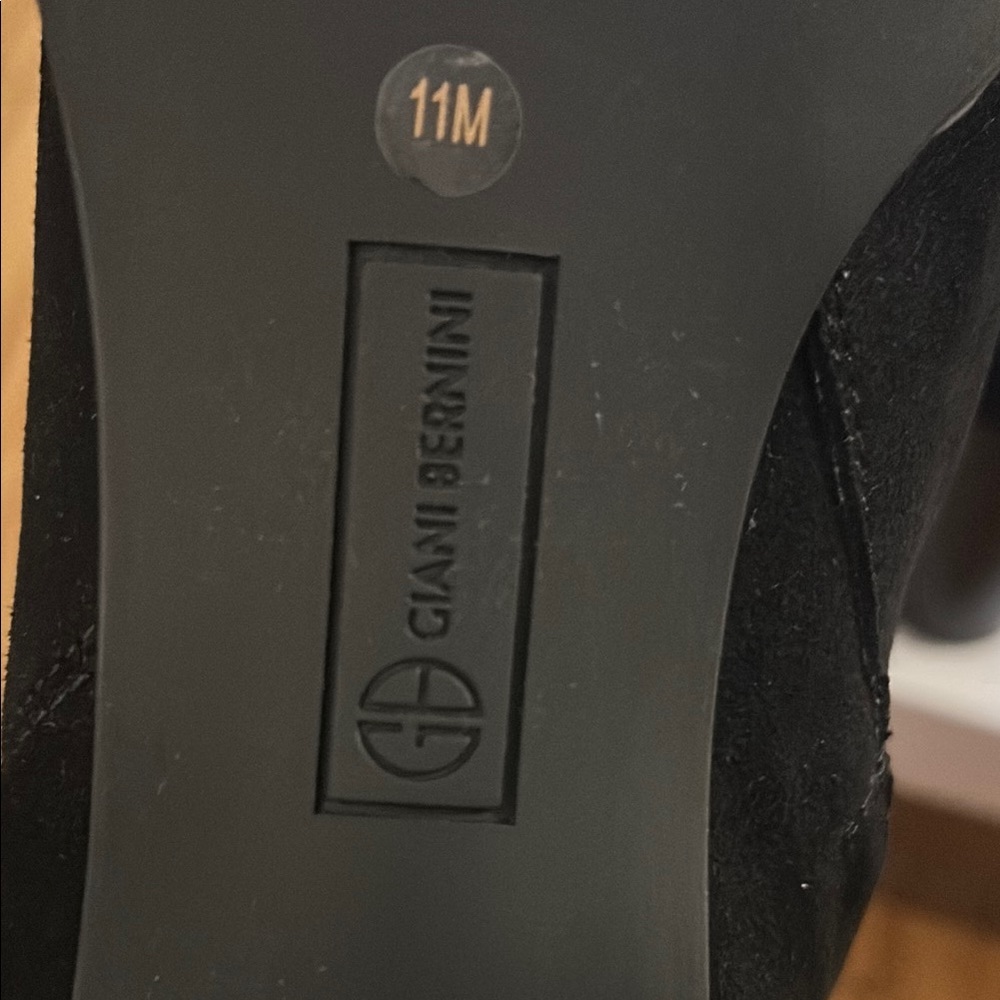 Giani Bernini Black Heeled Boots - Picture 5 of 8